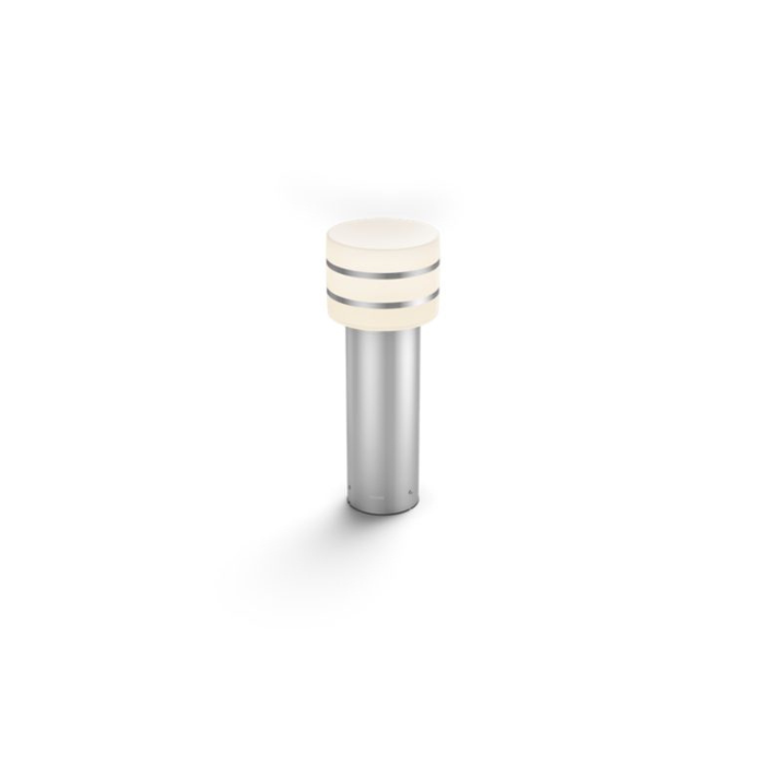 Philips Hue Tuar Pedestal Bollard | Smart Warm White | 9W E27 Bulb